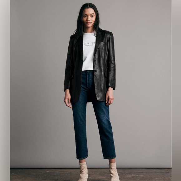 Rag and bone Nina High Rise Ankle Cigarette Jeans Size 27 - Picture 1 of 15